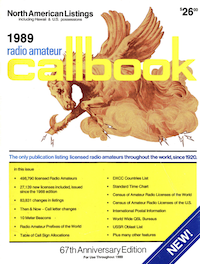 Winter 1989 Radio Amateur Callbook
